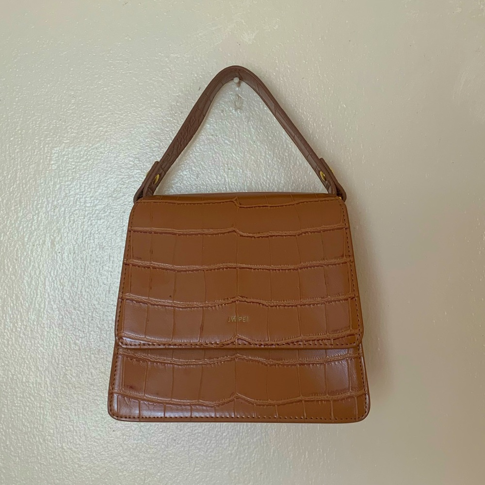 Leather Croc Handbag